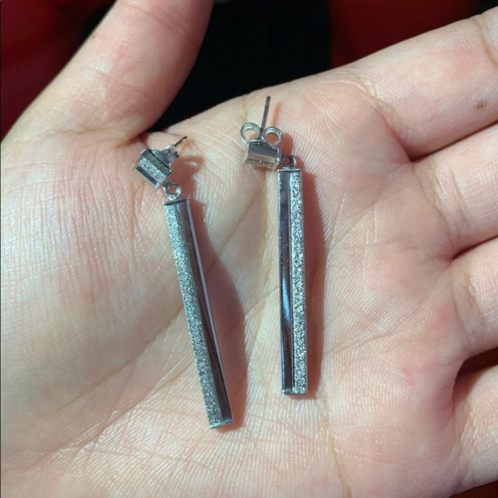Authentic White Gold Earrings